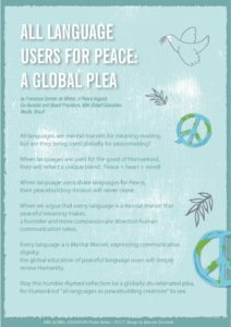 TRANSCEND MEDIA SERVICE » All Languages Use for Peace: A Plea