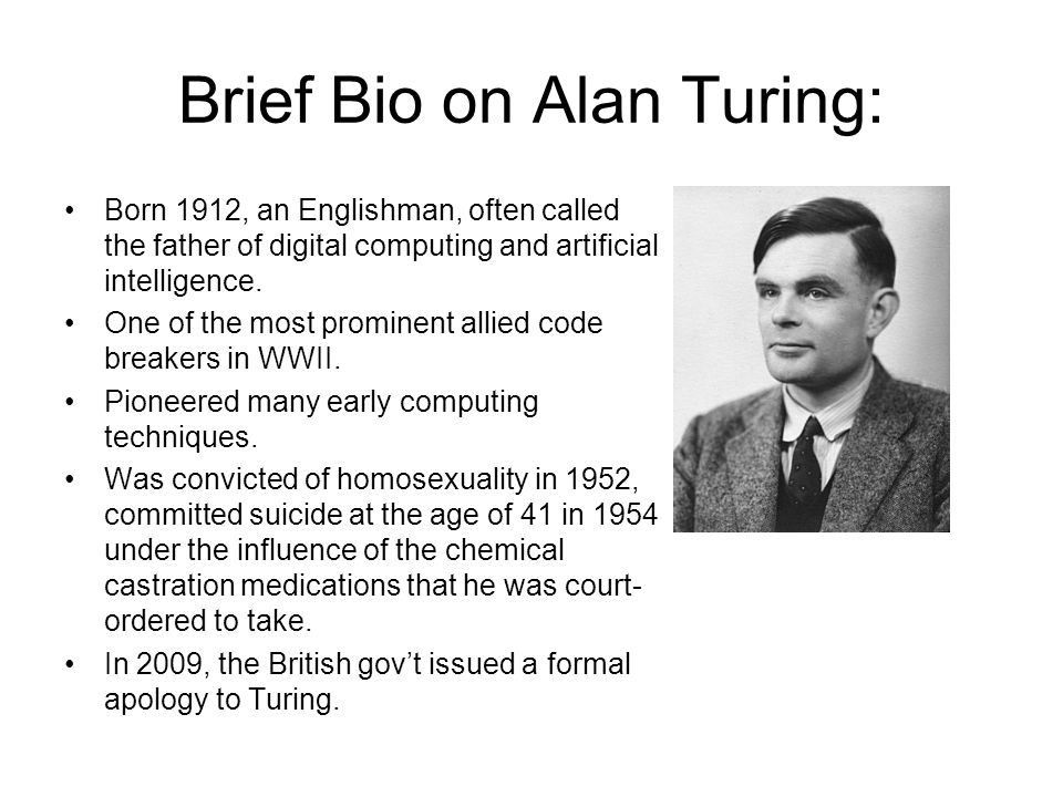 About Alan Turing  The Turing Digital Archive